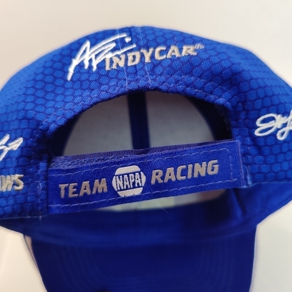 2019 TEAM NAPA RACING, NASCAR CUP & WEST OULTLAWS, INDYCAR NHRA Cap Blue & White - Picture 7 of 12